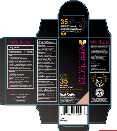 Cooley Beige Fanning Face Stick Spf 35 Update (2020 Fanning Spf 35 Art 4)